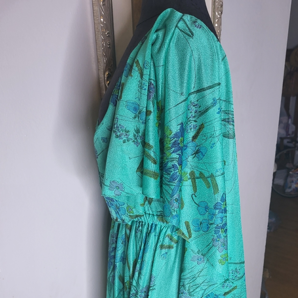 Vintage 70s Garden Goddess Dress - Picture 7 of 7